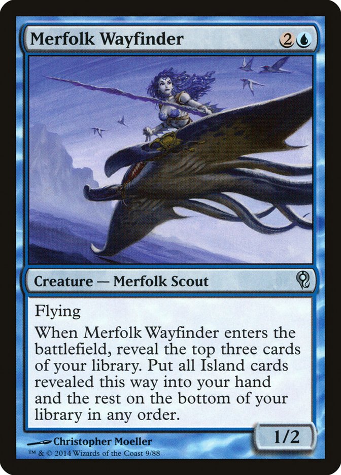 Merfolk Wayfinder [Duel Decks: Jace vs. Vraska] | Deep Dive Games St. Marys