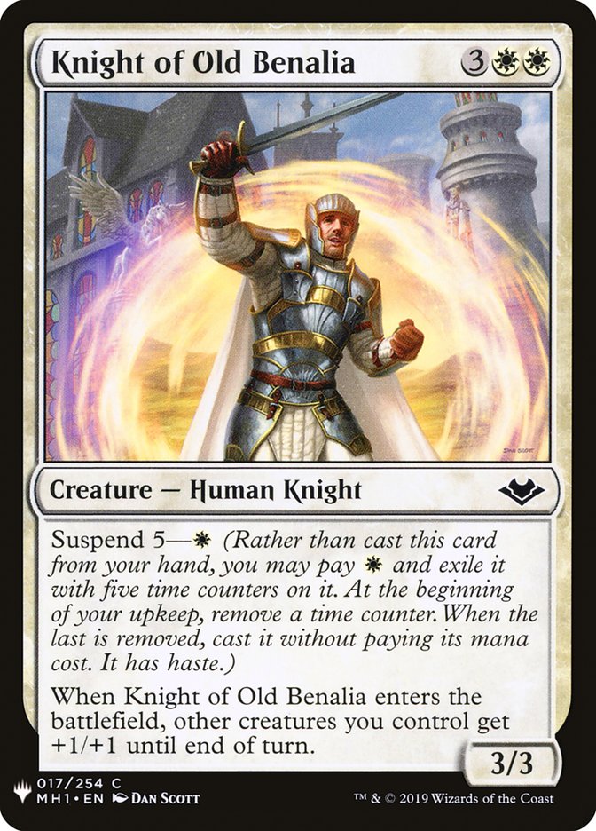 Knight of Old Benalia [Mystery Booster] | Deep Dive Games St. Marys