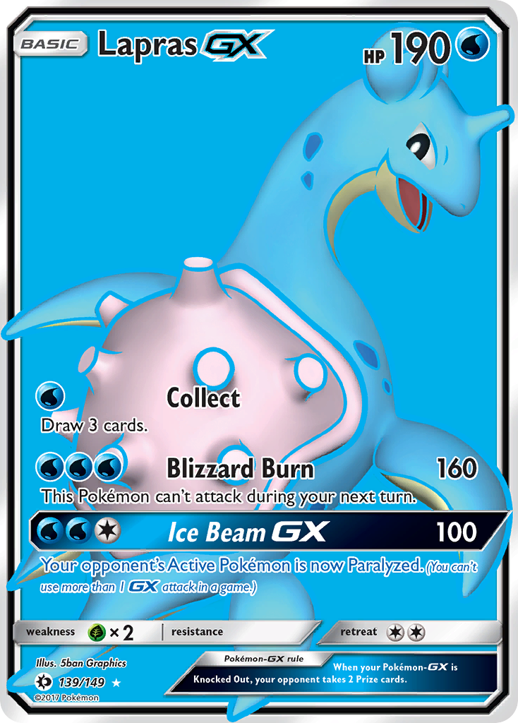 Lapras GX (139/149) [Sun & Moon: Base Set] | Deep Dive Games St. Marys