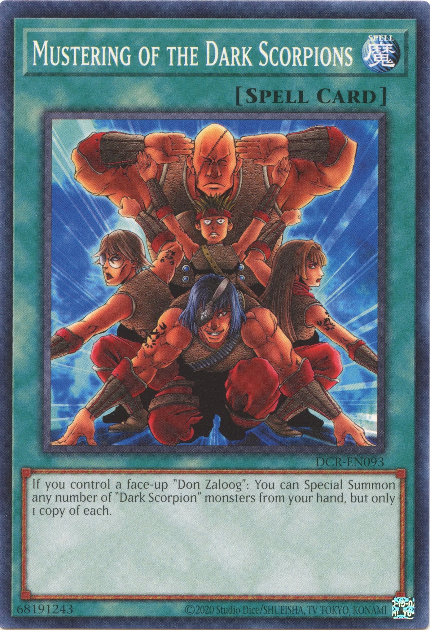 Mustering of the Dark Scorpions (25th Anniversary) [DCR-EN093] Common | Deep Dive Games St. Marys