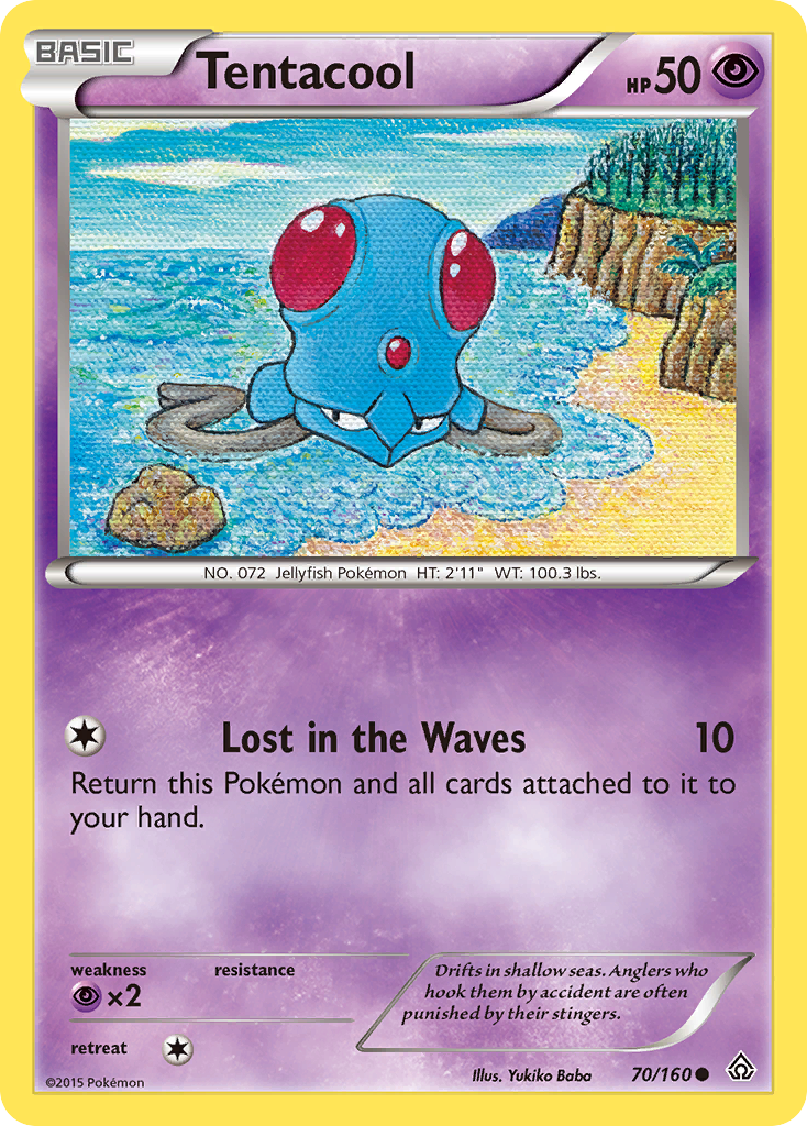 Tentacool (70/160) [XY: Primal Clash] | Deep Dive Games St. Marys