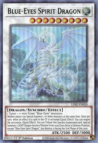 Blue-Eyes Spirit Dragon (Green) [LDS2-EN020] Ultra Rare | Deep Dive Games St. Marys