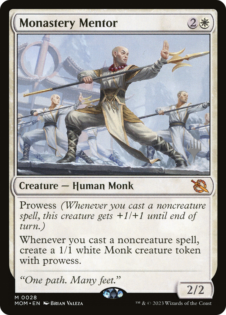 Monastery Mentor (Promo Pack) [March of the Machine Promos] | Deep Dive Games St. Marys