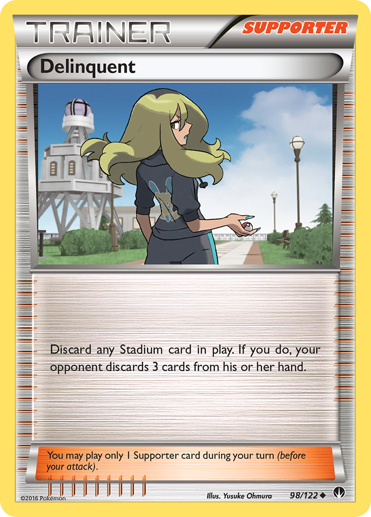 Delinquent (98/122) [XY: BREAKpoint] | Deep Dive Games St. Marys