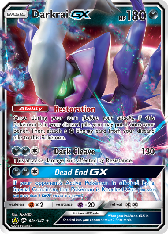 Darkrai GX (88a/147) [Alternate Art Promos] | Deep Dive Games St. Marys