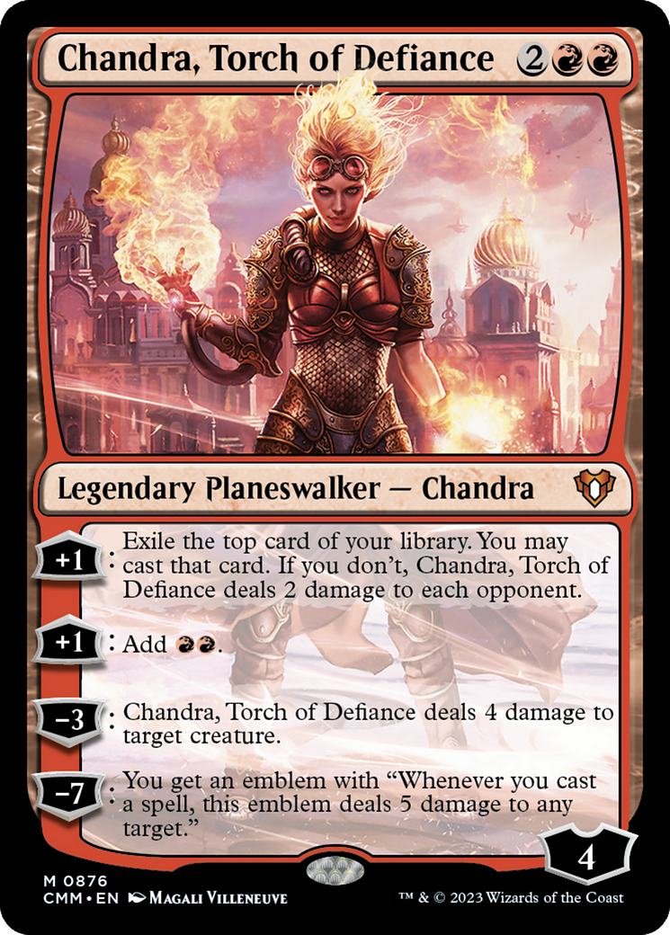 Chandra, Torch of Defiance [Commander Masters] | Deep Dive Games St. Marys