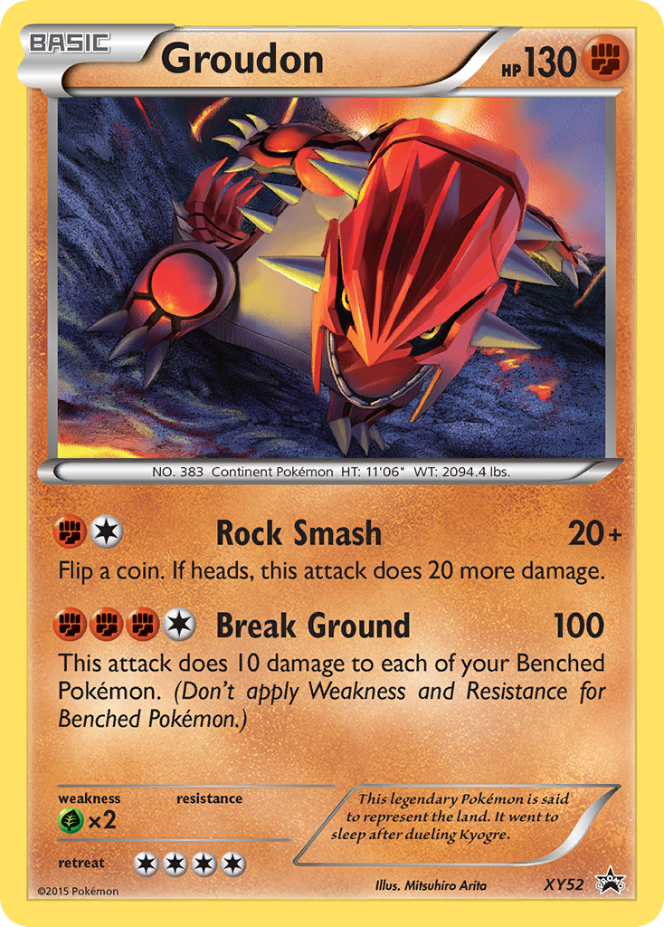 Groudon (XY52) [XY: Black Star Promos] | Deep Dive Games St. Marys