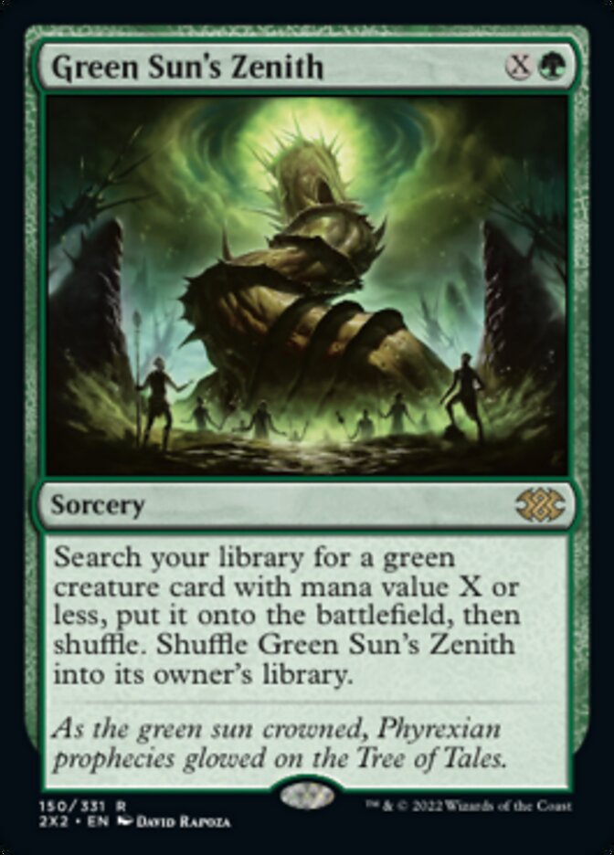 Green Sun's Zenith [Double Masters 2022] | Deep Dive Games St. Marys