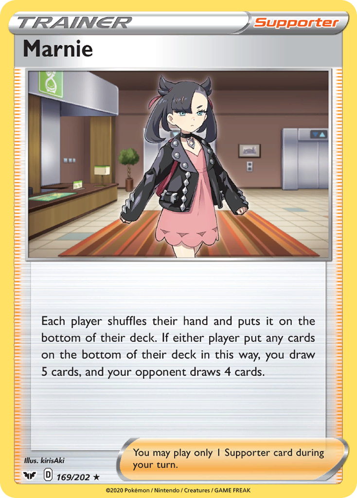 Marnie (169/202) [Sword & Shield: Base Set] | Deep Dive Games St. Marys
