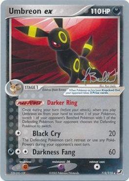 Umbreon ex (112/115) (Eeveelutions - Jimmy Ballard) [World Championships 2006] | Deep Dive Games St. Marys