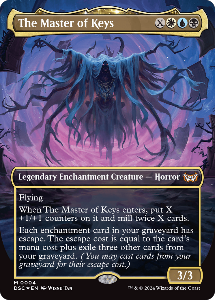 The Master of Keys (Borderless) [Duskmourn: House of Horror Commander] | Deep Dive Games St. Marys