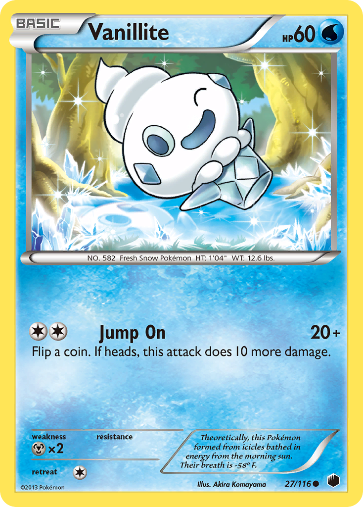 Vanillite (27/116) [Black & White: Plasma Freeze] | Deep Dive Games St. Marys