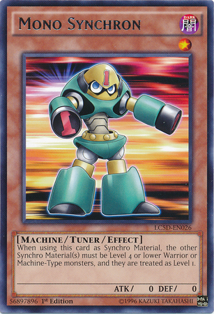 Mono Synchron [LC5D-EN026] Rare | Deep Dive Games St. Marys