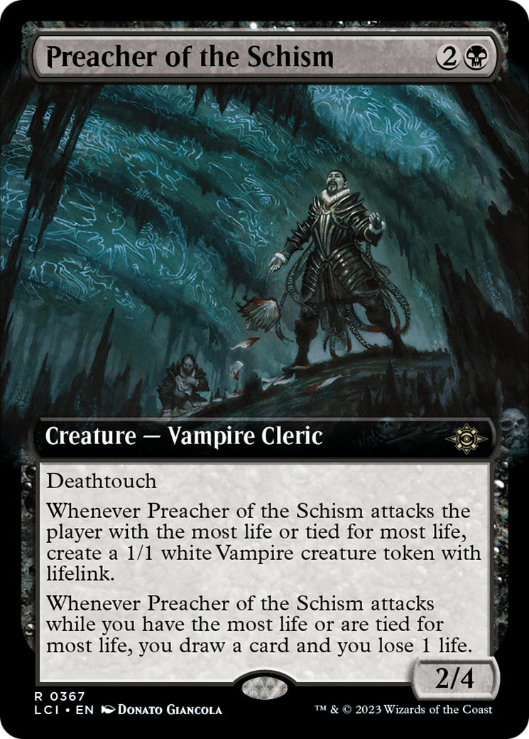 Preacher of the Schism (Extended Art) [The Lost Caverns of Ixalan] | Deep Dive Games St. Marys