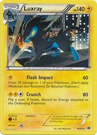 Luxray (46/99) (Theme Deck Exclusive) [Black & White: Next Destinies] | Deep Dive Games St. Marys