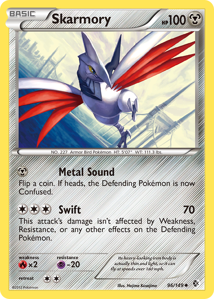 Skarmory (96/149) [Black & White: Boundaries Crossed] | Deep Dive Games St. Marys