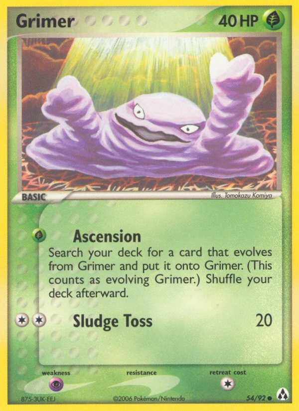 Grimer (54/92) [EX: Legend Maker] | Deep Dive Games St. Marys