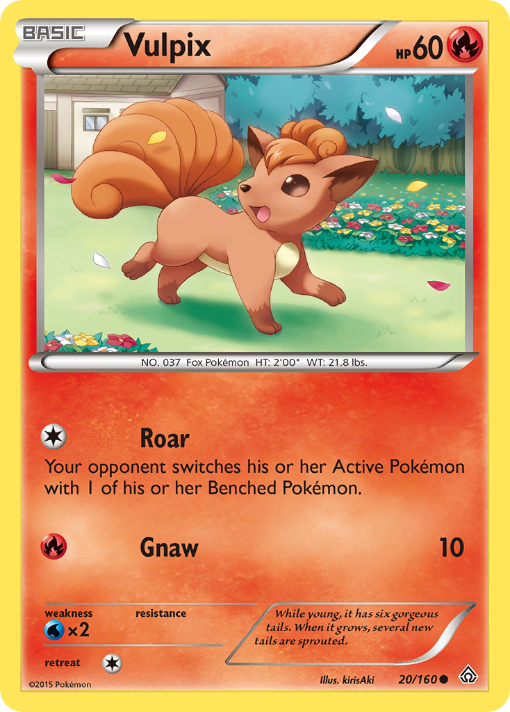 Vulpix (20/160) [XY: Primal Clash] | Deep Dive Games St. Marys