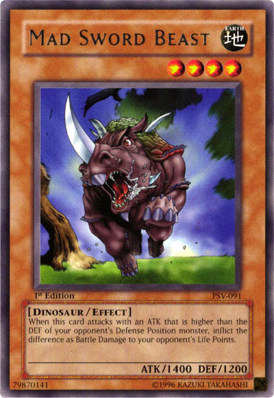 Mad Sword Beast [PSV-091] Rare | Deep Dive Games St. Marys