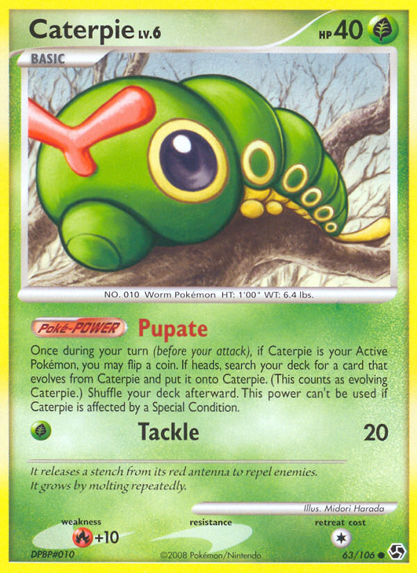 Caterpie (63/106) [Diamond & Pearl: Great Encounters] | Deep Dive Games St. Marys