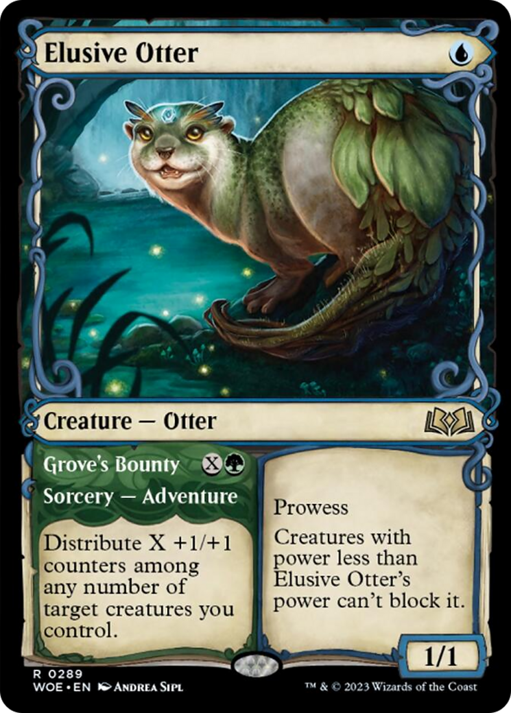 Elusive Otter // Grove's Bounty (Showcase) [Wilds of Eldraine] | Deep Dive Games St. Marys