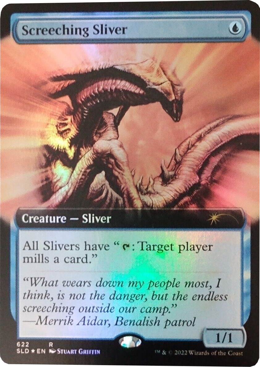 Screeching Sliver (Extended Art) [Secret Lair Drop Promos] | Deep Dive Games St. Marys