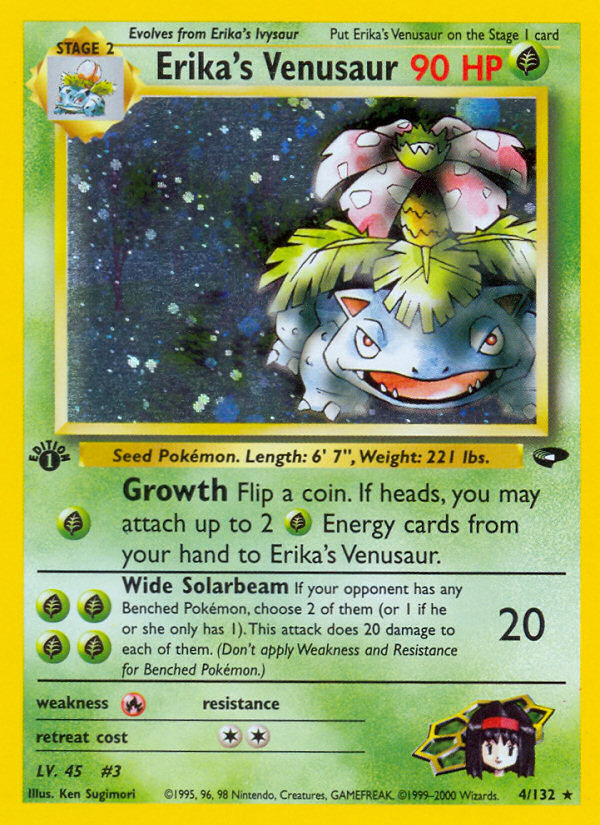 Erika's Venusaur (4/132) [Gym Challenge 1st Edition] | Deep Dive Games St. Marys