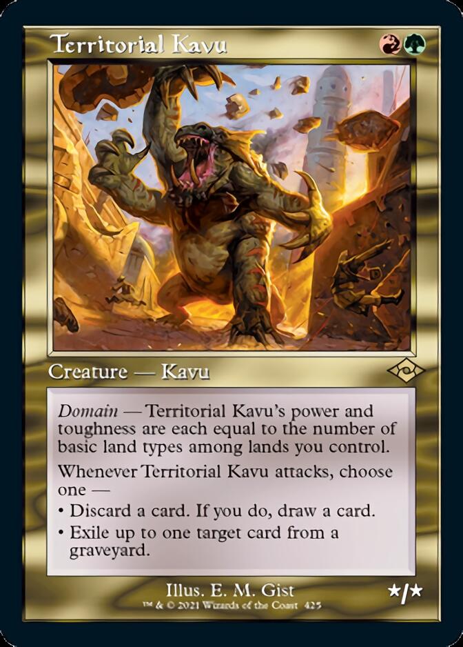 Territorial Kavu (Retro Foil Etched) [Modern Horizons 2] | Deep Dive Games St. Marys