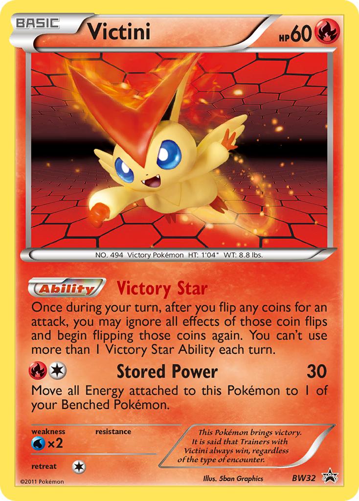 Victini (BW32) [Black & White: Black Star Promos] | Deep Dive Games St. Marys