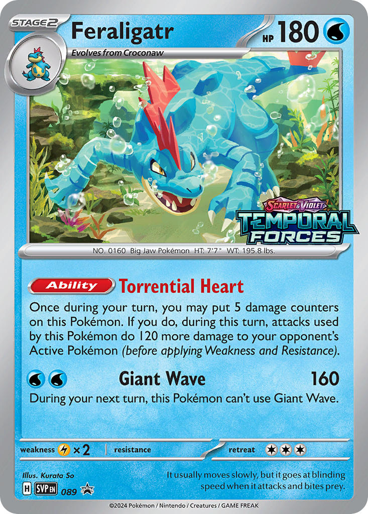 Feraligatr (089) [Scarlet & Violet: Black Star Promos] | Deep Dive Games St. Marys