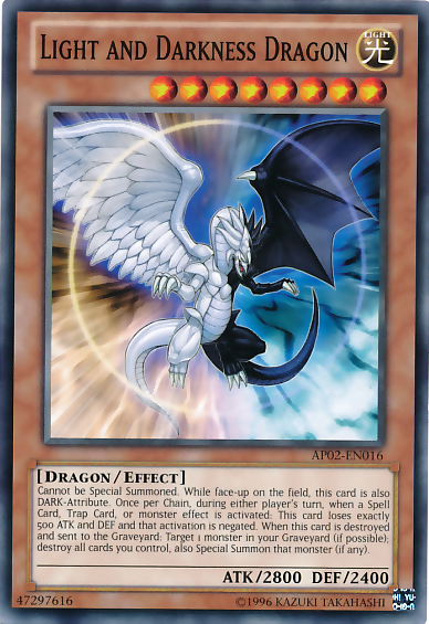 Light and Darkness Dragon [AP02-EN016] Common | Deep Dive Games St. Marys