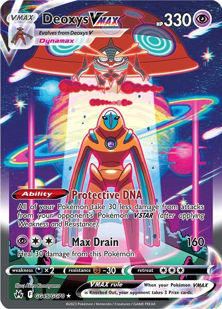 Deoxys VMAX (GG45/GG70) [Sword & Shield: Crown Zenith] | Deep Dive Games St. Marys