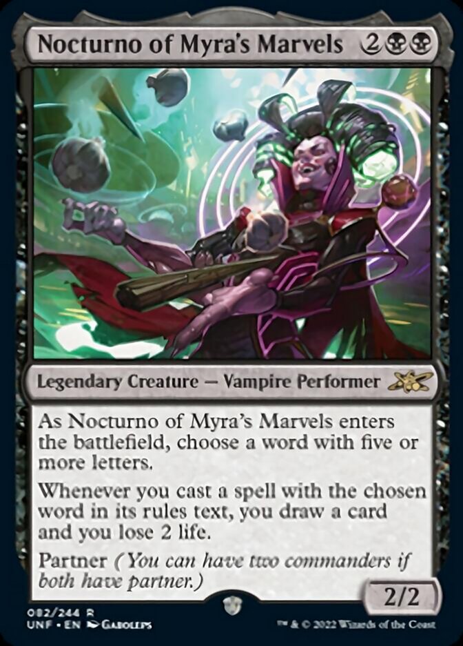 Nocturno of Myra's Marvels [Unfinity] | Deep Dive Games St. Marys
