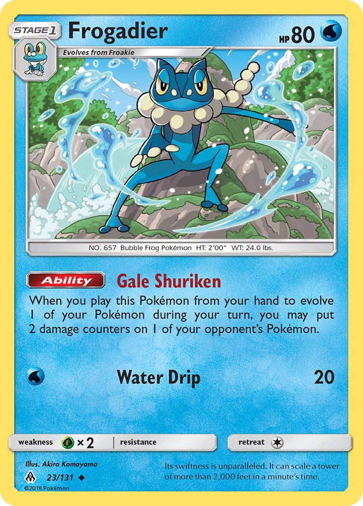 Frogadier (23/131) [Sun & Moon: Forbidden Light] | Deep Dive Games St. Marys