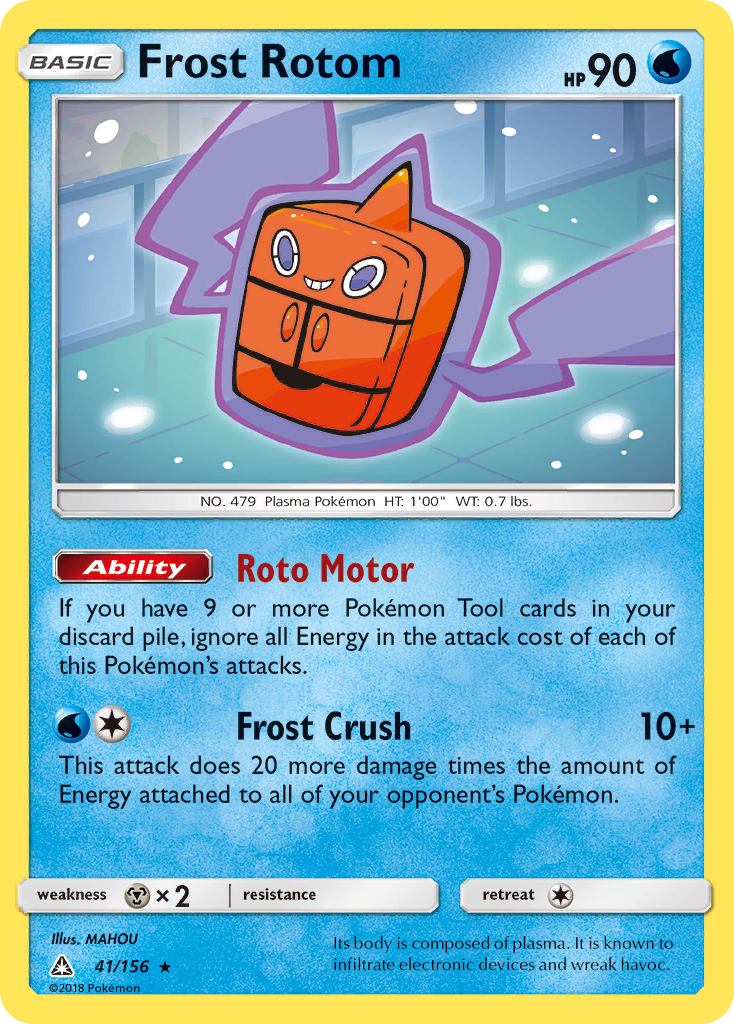 Frost Rotom (41/156) [Sun & Moon: Ultra Prism] | Deep Dive Games St. Marys