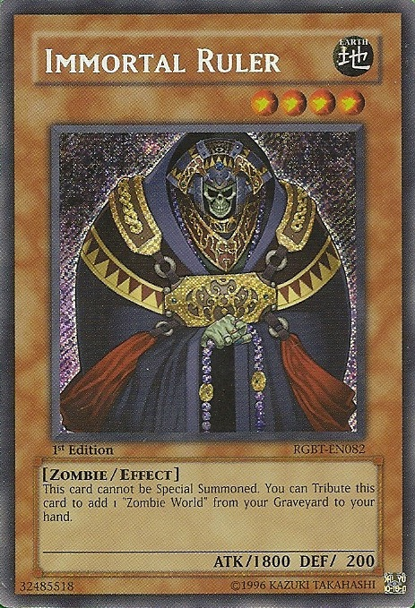 Immortal Ruler [RGBT-EN082] Secret Rare | Deep Dive Games St. Marys