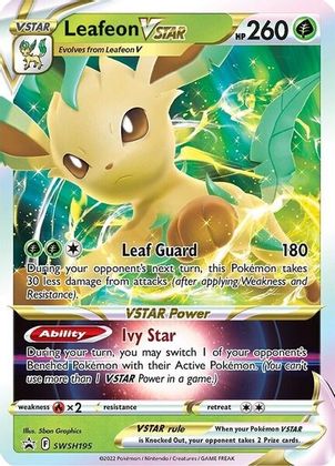 Leafeon VSTAR (SWSH195) [Sword & Shield: Black Star Promos] | Deep Dive Games St. Marys