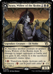 Ayara, Widow of the Realm // Ayara, Furnace Queen (Showcase Planar Booster Fun) [March of the Machine] | Deep Dive Games St. Marys