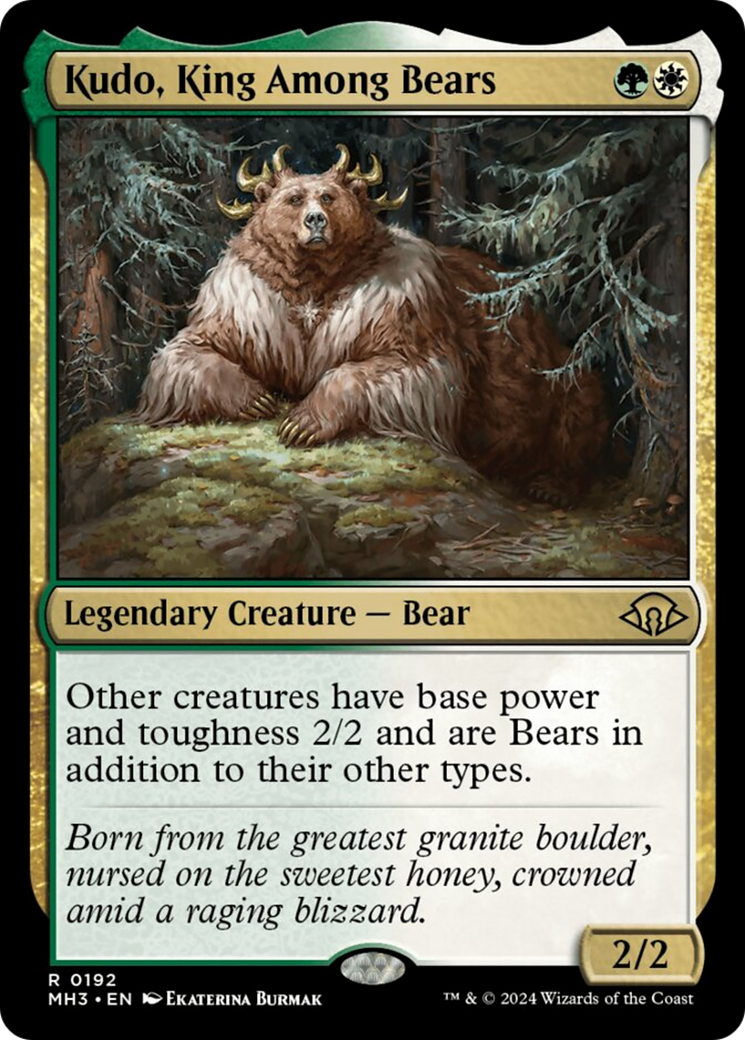 Kudo, King Among Bears [Modern Horizons 3] | Deep Dive Games St. Marys