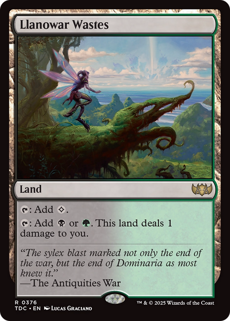 Llanowar Wastes [Tarkir: Dragonstorm Commander] | Deep Dive Games St. Marys