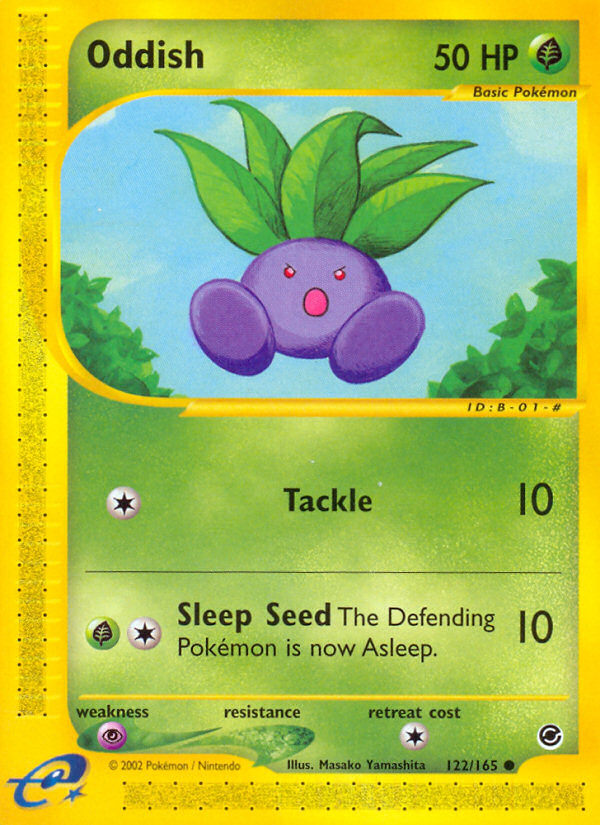 Oddish (122/165) [Expedition: Base Set] | Deep Dive Games St. Marys