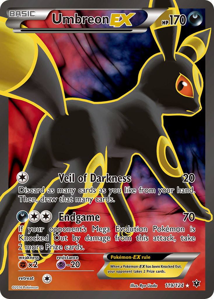 Umbreon EX (119/124) [XY: Fates Collide] | Deep Dive Games St. Marys