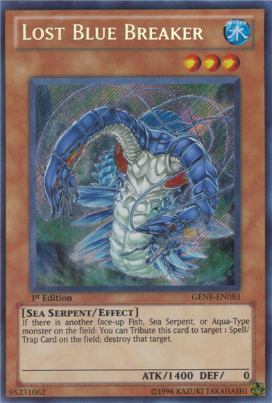 Lost Blue Breaker [GENF-EN083] Secret Rare | Deep Dive Games St. Marys