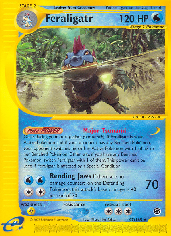 Feraligatr (47/165) [Expedition: Base Set] | Deep Dive Games St. Marys