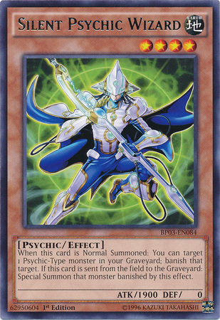 Silent Psychic Wizard [BP03-EN084] Rare | Deep Dive Games St. Marys