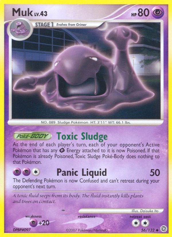 Muk (56/132) [Diamond & Pearl: Secret Wonders] | Deep Dive Games St. Marys