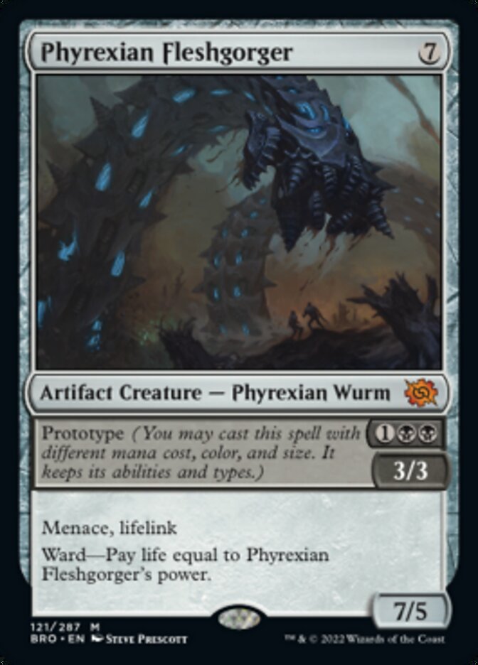 Phyrexian Fleshgorger (Promo Pack) [The Brothers' War Promos] | Deep Dive Games St. Marys