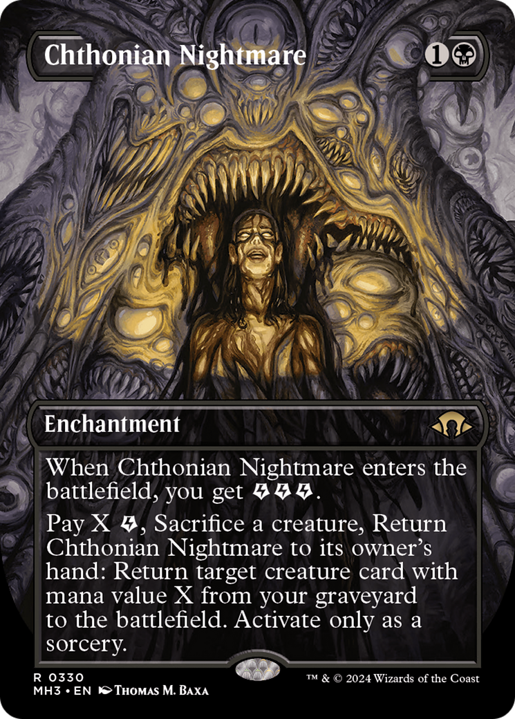 Chthonian Nightmare (Borderless) [Modern Horizons 3] | Deep Dive Games St. Marys