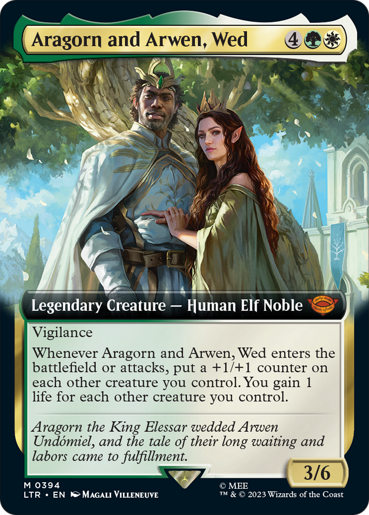 Aragorn and Arwen, Wed (Extended Art) [The Lord of the Rings: Tales of Middle-Earth] | Deep Dive Games St. Marys