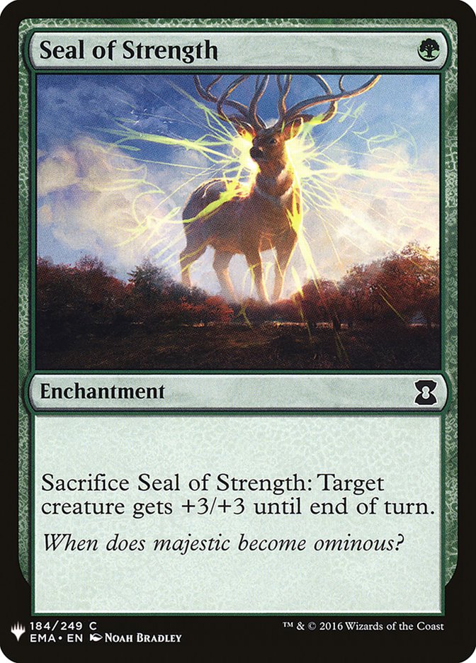 Seal of Strength [Mystery Booster] | Deep Dive Games St. Marys